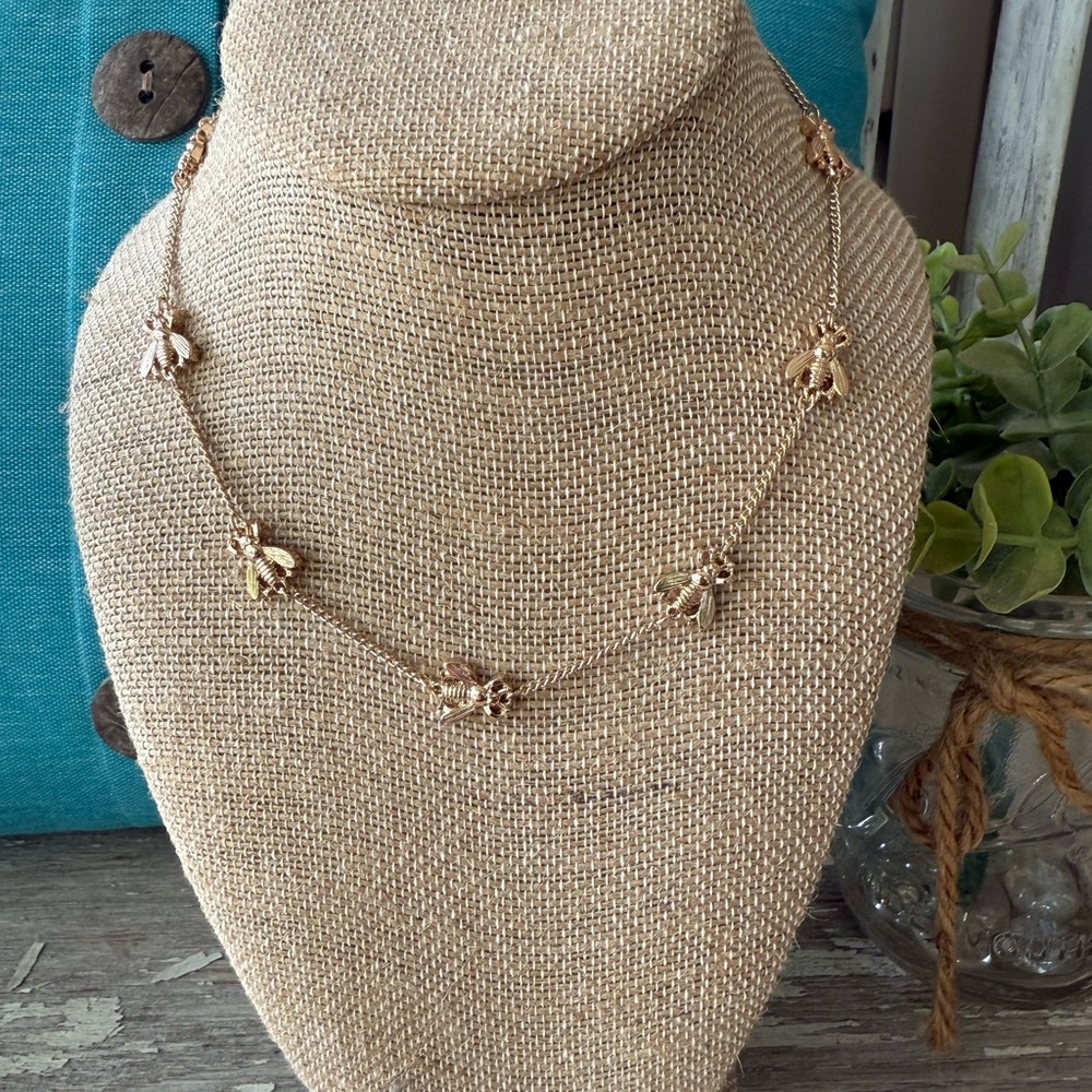 Gold Bee Park Lane Necklace